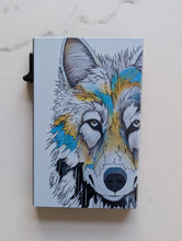 Laden Sie das Bild in den Galerie-Viewer, Alpha by Micqaela Jones Metal Card Holder, RIFD - North of Fifty Indigenous Boutique