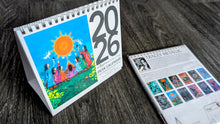 Laden Sie das Bild in den Galerie-Viewer, 2026 Desk Calendar artwork by Tracey Metallic - North of Fifty Indigenous Boutique