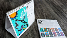 Laden Sie das Bild in den Galerie-Viewer, 2026 Desk Calendar artwork by Tracey Metallic - North of Fifty Indigenous Boutique