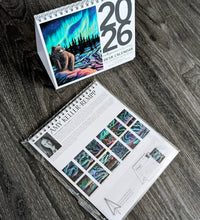 Laden Sie das Bild in den Galerie-Viewer, 2026 Desk Calendar artwork by Amy Keller Rempp - North of Fifty Indigenous Boutique