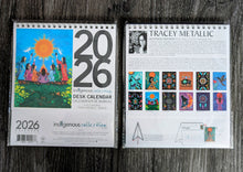 Laden Sie das Bild in den Galerie-Viewer, 2026 Desk Calendar artwork by Tracey Metallic - North of Fifty Indigenous Boutique