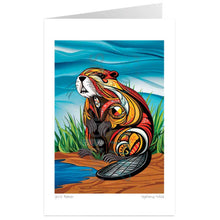 Load image into Gallery viewer, Spirit Beaver indigenous wall art by Stephanie White Canada