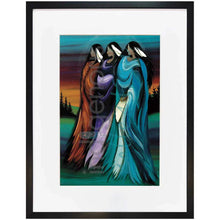 Laden Sie das Bild in den Galerie-Viewer, "Three Sisters" Wall Art by Cree artist Betty Albert