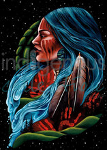 Laden Sie das Bild in den Galerie-Viewer, Jackie Traverse Thunderbird Woman Wall Art | Native Art Canada