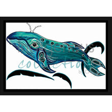 Laden Sie das Bild in den Galerie-Viewer, Diane Levesque Whale Wall Art | Native Art Canada