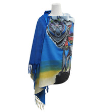 Charger l'image dans la galerie, "Wolf" Eco-Shawl by Indigenous Artist, Jessica Somers - North of Fifty Indigenous Boutique