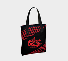 Charger l'image dans la galerie, Metis Nation Black Tote, Lined - North of 50 Métis Designs