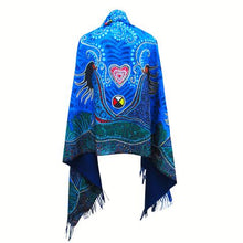 Laden Sie das Bild in den Galerie-Viewer, Breath of Life Shawl Leah Dorion Metis Art