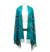 Laden Sie das Bild in den Galerie-Viewer, Friends art shawl by Maxine Noel First Nations Art , Native Artist, Indigenous Art