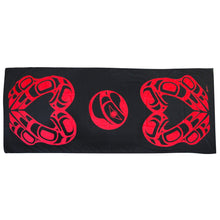 Laden Sie das Bild in den Galerie-Viewer, "Eagle Heart" Eco Scarf design by Native Artist, Roy Henry Vickers - North of Fifty Indigenous Boutique