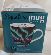 Charger l'image dans la galerie, Sky Dance Inukshuk Mug Amy Keller Rempp North of 50 fifty, Indigenous art