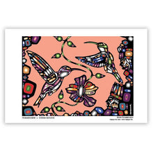 Laden Sie das Bild in den Galerie-Viewer, john rombough, indigenous artist, native art, hummingbird