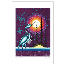 Laden Sie das Bild in den Galerie-Viewer, Native Artist Jack Jacko, Indigenous Art, Crane