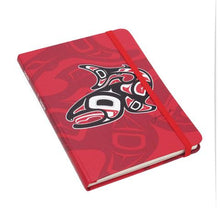 Charger l'image dans la galerie, Salmon Journal Design by Gitksan Native Artist Jamie Sterritt. Indigenous First Nations Art