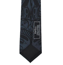 Charger l'image dans la galerie, "Children of the Raven" Silk Tie design by Bill Reid - North of 50 Métis Designs