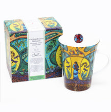 Laden Sie das Bild in den Galerie-Viewer, Strong Earth Woman Mug Leah Dorion Metis art