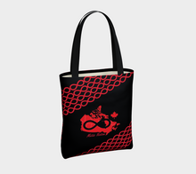 Charger l'image dans la galerie, Metis Nation Black Tote, Lined - North of 50 Métis Designs