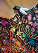 Laden Sie das Bild in den Galerie-Viewer, Shawl Dance by Cree, Native artist, Indigenous Art, Betty Albert, North of Fifty 50
