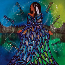 Laden Sie das Bild in den Galerie-Viewer, Transformation II by Cree, Native artist, Indigenous Art, Betty Albert, North of Fifty 50