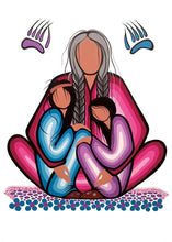 Laden Sie das Bild in den Galerie-Viewer, Family Strength by Native artist Simone McLeod, North of Fifty 50
