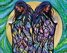 Laden Sie das Bild in den Galerie-Viewer, Prayer of Our Women by Native artist Jackie Traverse, North of Fifty 50