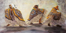 Laden Sie das Bild in den Galerie-Viewer, Dance Blankets by Native artist Jean Taylor, North of Fifty 50