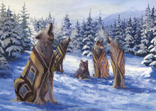 Laden Sie das Bild in den Galerie-Viewer, Winter Song by Native artist Jean Taylor, North of Fifty 50