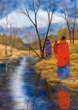 Laden Sie das Bild in den Galerie-Viewer, "Journey Reflections" Art Card by Jeanne Rorex-Bridges - North of 50 Métis Designs