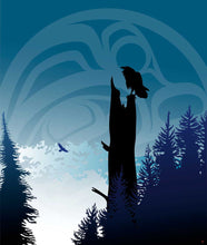 Charger l'image dans la galerie, Raven's Lookout by  Mark Preston, native artist, Indigenous Art, Northwest Coast art, North of Fifty 50