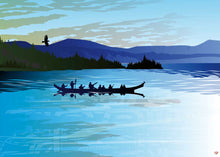 Laden Sie das Bild in den Galerie-Viewer, Summer Journey by Mark Preston, native artist, Indigenous Art, Northwest Coast art, North of Fifty 50