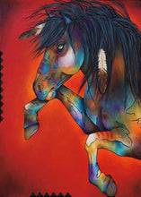 Laden Sie das Bild in den Galerie-Viewer, Wild Fire by Native artist Karen Erickson, North of Fifty 50