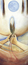 Laden Sie das Bild in den Galerie-Viewer, Birth of an Eagle Shadow by Native artist Nathalie Coutou, North of Fifty 50