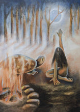 Laden Sie das Bild in den Galerie-Viewer, Moon Wisdom by Native artist Nathalie Coutou, North of Fifty 50