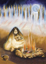 Laden Sie das Bild in den Galerie-Viewer, New Fire by Native artist Nathalie Coutou, North of Fifty 50