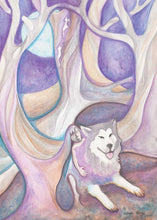 Laden Sie das Bild in den Galerie-Viewer, NATHALIE COUTOU Framed Art Card Collection - Choose from a selection of 8 different prints indigenous art gift by Nathalie Coutou Canada