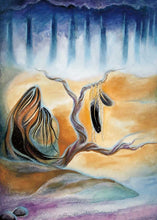 Laden Sie das Bild in den Galerie-Viewer, NATHALIE COUTOU Framed Art Card Collection - Choose from a selection of 8 different prints indigenous art gift by Nathalie Coutou Canada