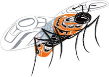 Laden Sie das Bild in den Galerie-Viewer, Bumble Bee by Native artist, Indigenous Art, Richard Shorty, North of Fifty 50