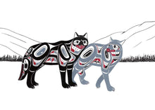 Laden Sie das Bild in den Galerie-Viewer, Reunion by Native artist, Indigenous Art, Richard Shorty, North of Fifty 50