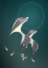 Laden Sie das Bild in den Galerie-Viewer, Duet by Native artist Rick Beaver, North of Fifty 50