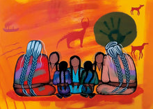 Charger l'image dans la galerie, Great Strength in our History by Native artist Simone McLeod, Cree artist, Ojibway art, Indigenous artist, Native art, North of Fifty 50