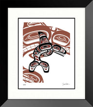 Laden Sie das Bild in den Galerie-Viewer, LIMITED EDITION ART PRINT -  Orca by Todd Baker - North of 50 Métis Designs