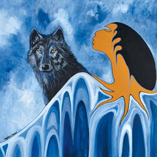 Laden Sie das Bild in den Galerie-Viewer, Winter Protection by Native artist, Indigenous Art, Sioux, Maxine Noel, North of Fifty 50