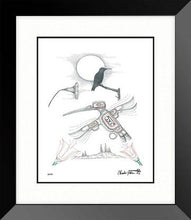 Charger l'image dans la galerie, LIMITED EDITION ART PRINT -  Hummingbird by Charles Silverfox - North of 50 Métis Designs