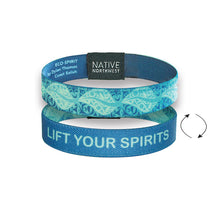 Load image into Gallery viewer, Eco Spirit wristband, by Dylan Thomas, half inch wide - North of Fifty Indigenous Boutique