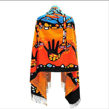 Laden Sie das Bild in den Galerie-Viewer, john rombough, indigenous artist, native art, remember, shawl