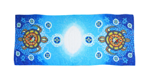 Laden Sie das Bild in den Galerie-Viewer, "Medicine Turtle" Scarf, design by Native Artist James Jacko - North of Fifty Indigenous Boutique