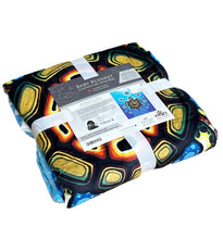 Laden Sie das Bild in den Galerie-Viewer, Medicine Turtle Baby Blanket, design by  Native Artist James Jacko - North of Fifty Indigenous Boutique