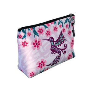 "Hummingbird" Handy Pouch by Native Artist, Francis Dick - North of Fifty Indigenous Boutique