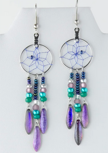 Dreamcatcher Earrings Handmade in Canada