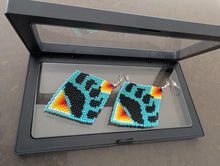 Load image into Gallery viewer, Beaded Bear Paw Earrings
